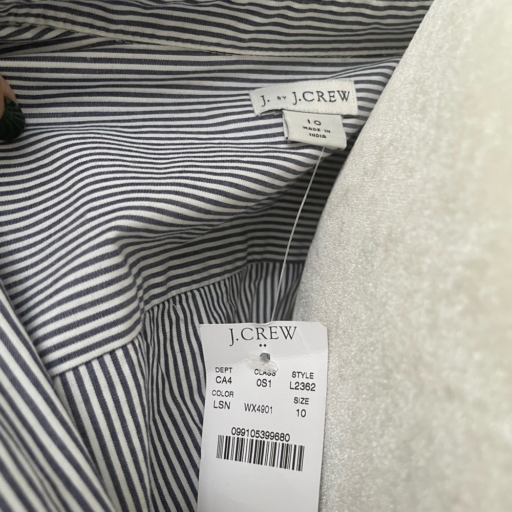 J.Crew poplin shirt dress NWT - Picture 5 of 7